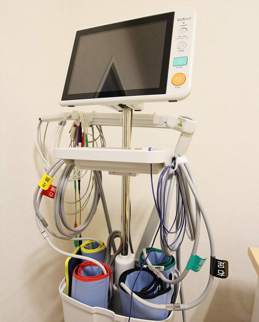 血圧脈波・心電図検査装置